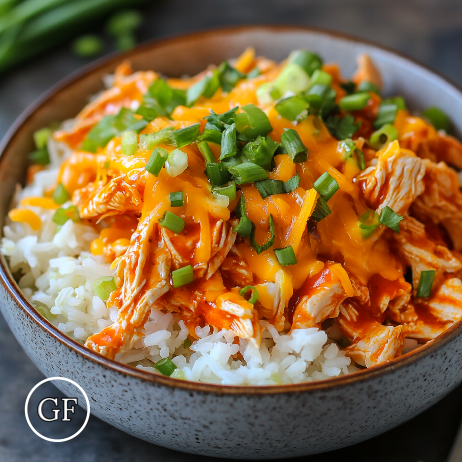 *Buffalo Chicken Enchilada Bowl meal prep - Mother of Macros