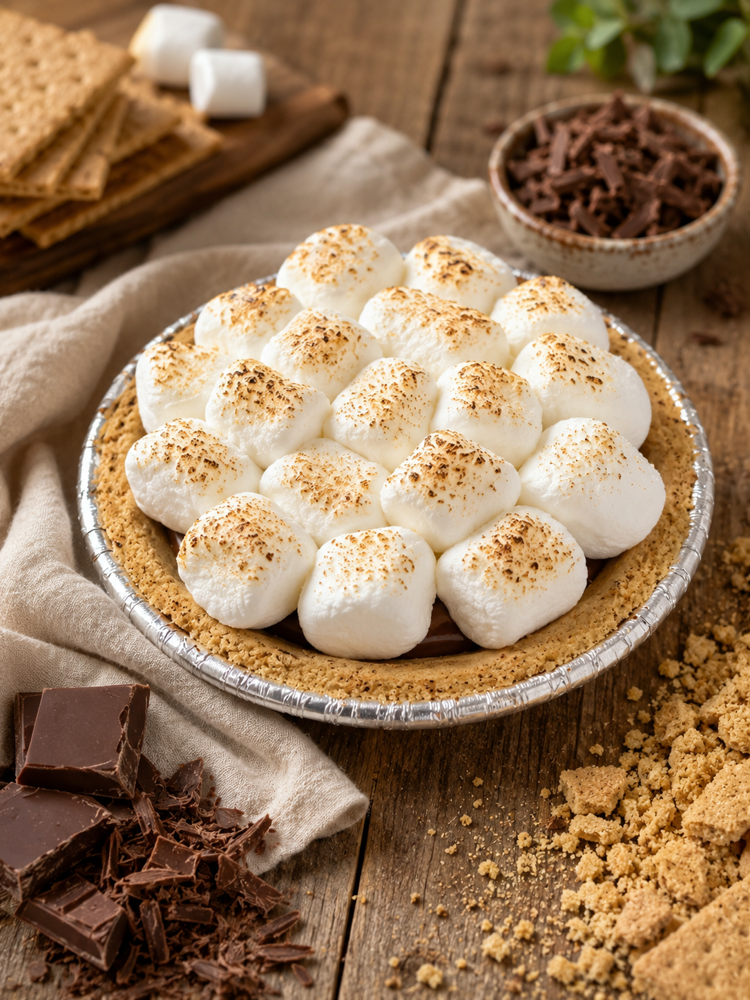 Clean Cheatz: Mini Toasted S'mores Pie