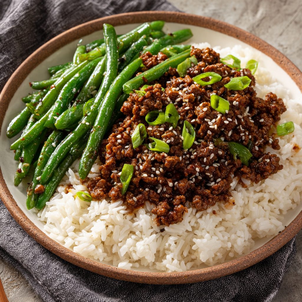 Beef and Green Bean Stir Fry