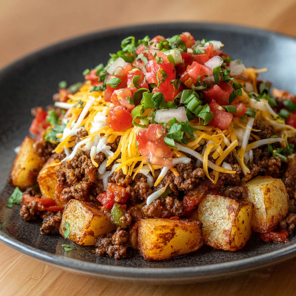 *Taco Potatoes meal prep - Mother of Macros
