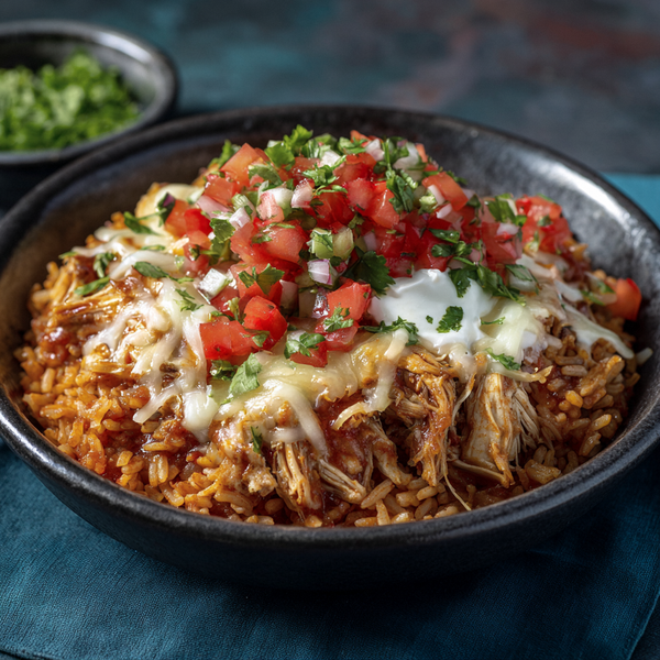 Cheesy Chicken Street Taco Bowl