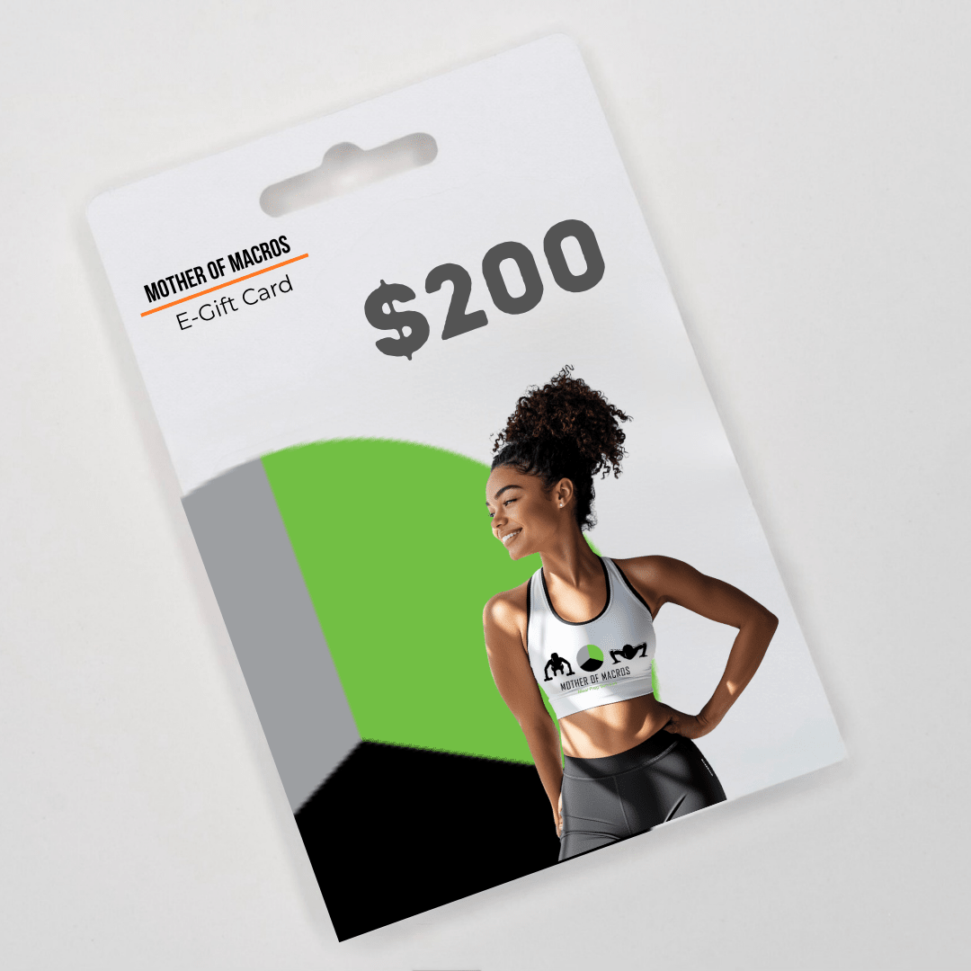 Gift Card $200 meal prep - Mother of Macros