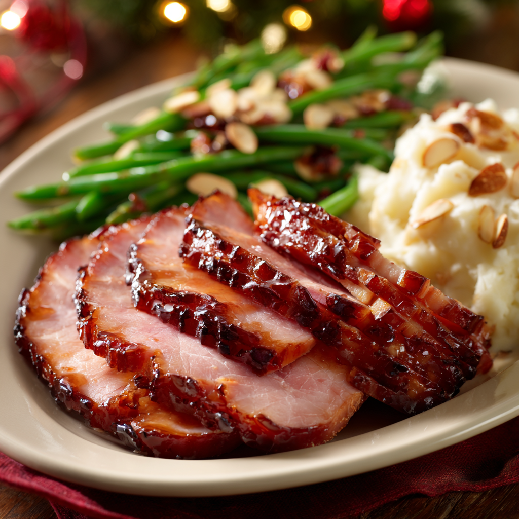 *Holiday Glazed Ham Dinner meal prep - Mother of Macros