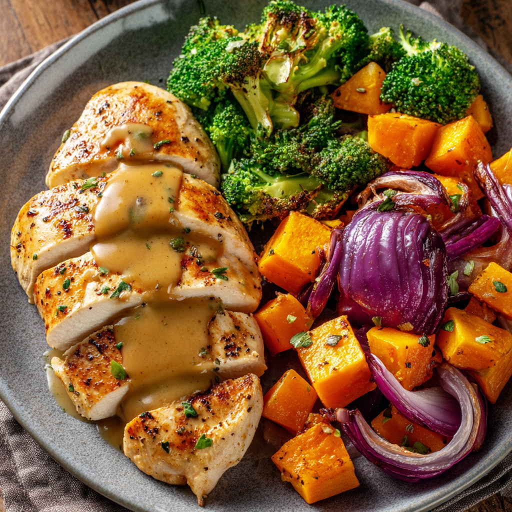*Sous Vide Chicken & Root Vegetables meal prep - Mother of Macros