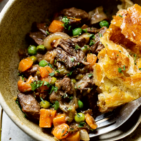 *Dad's Beef Pot Pie