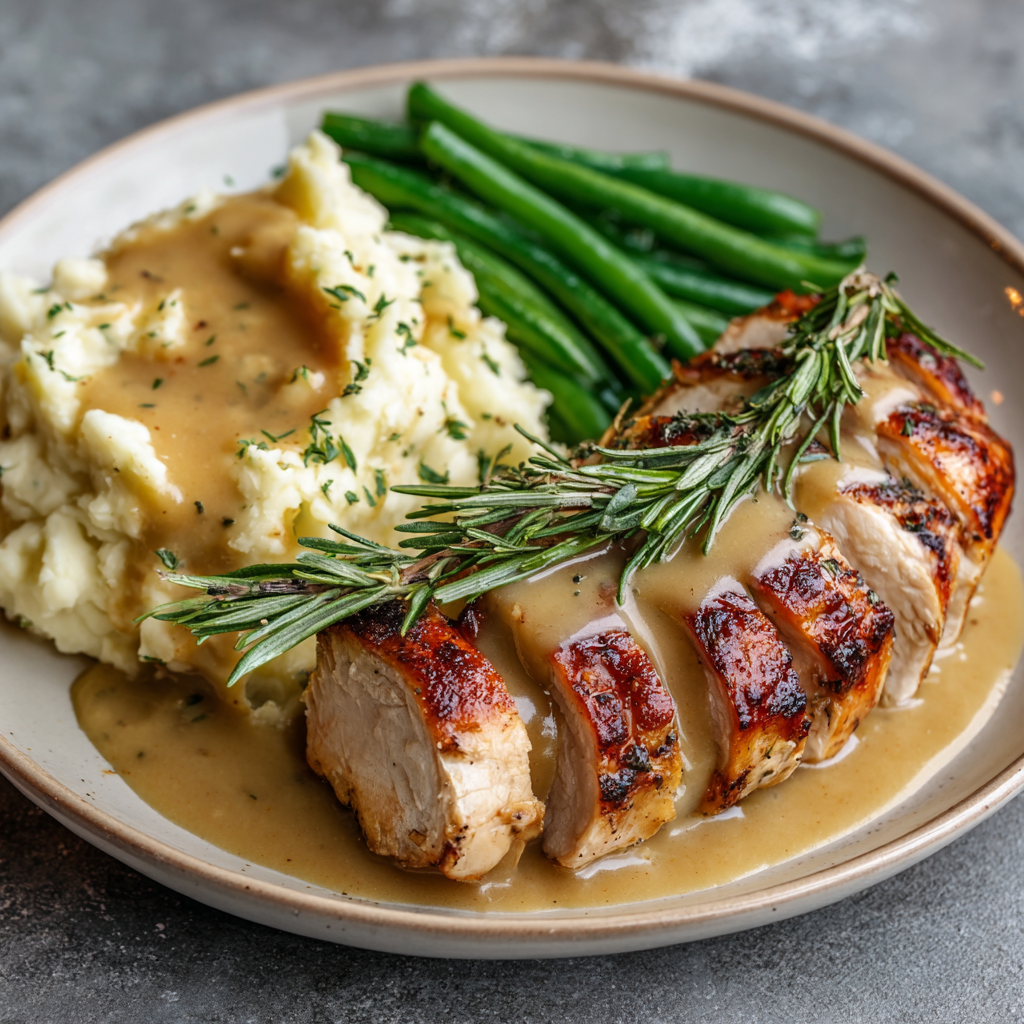 *Country Roasted Turkey Dinner meal prep - Mother of Macros