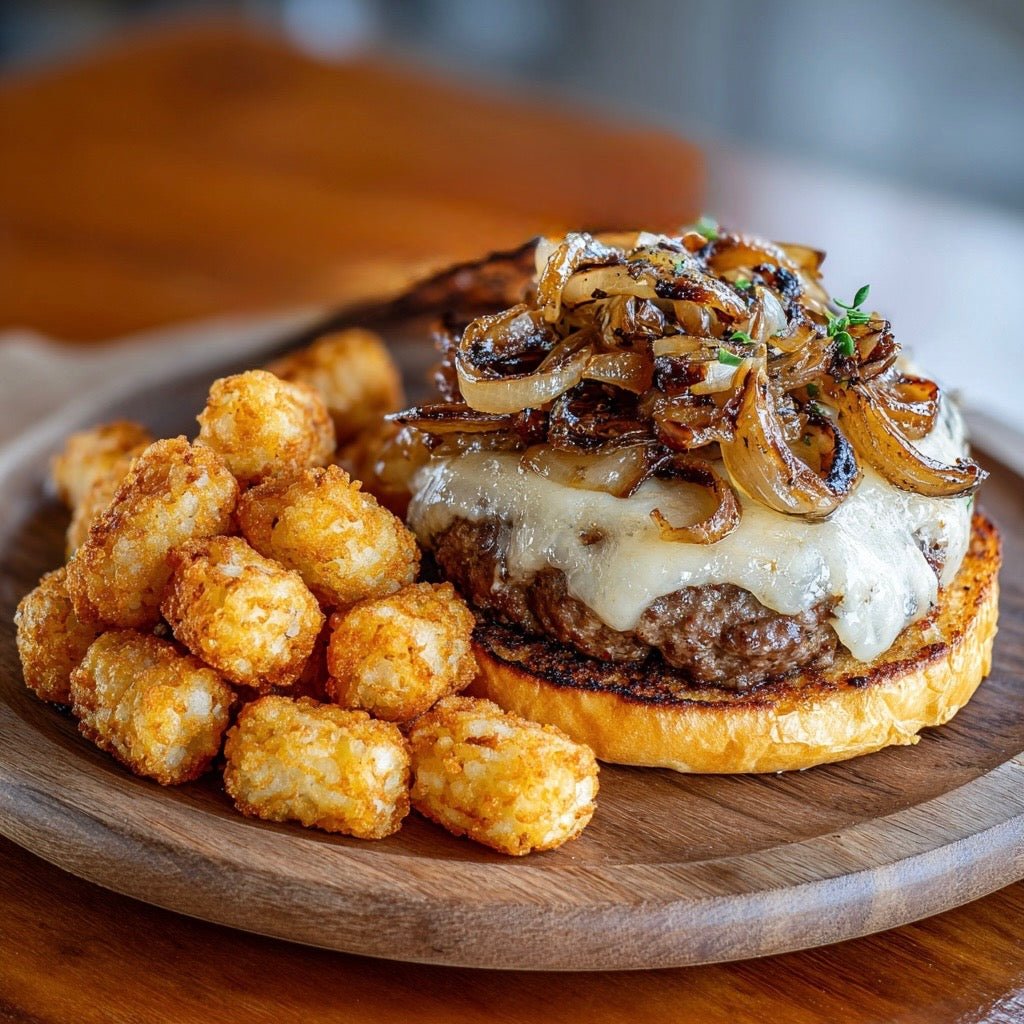 *High Protein Patty Melt meal prep - Mother of Macros