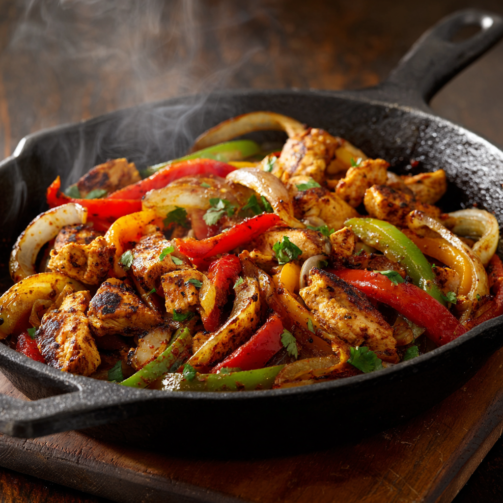 Fiery Chicken Fajitas