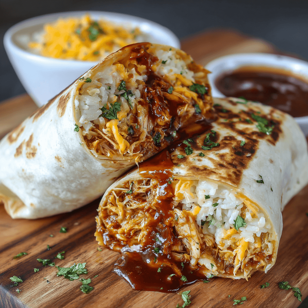 BBQ Chicken Bacon Ranch Burrito