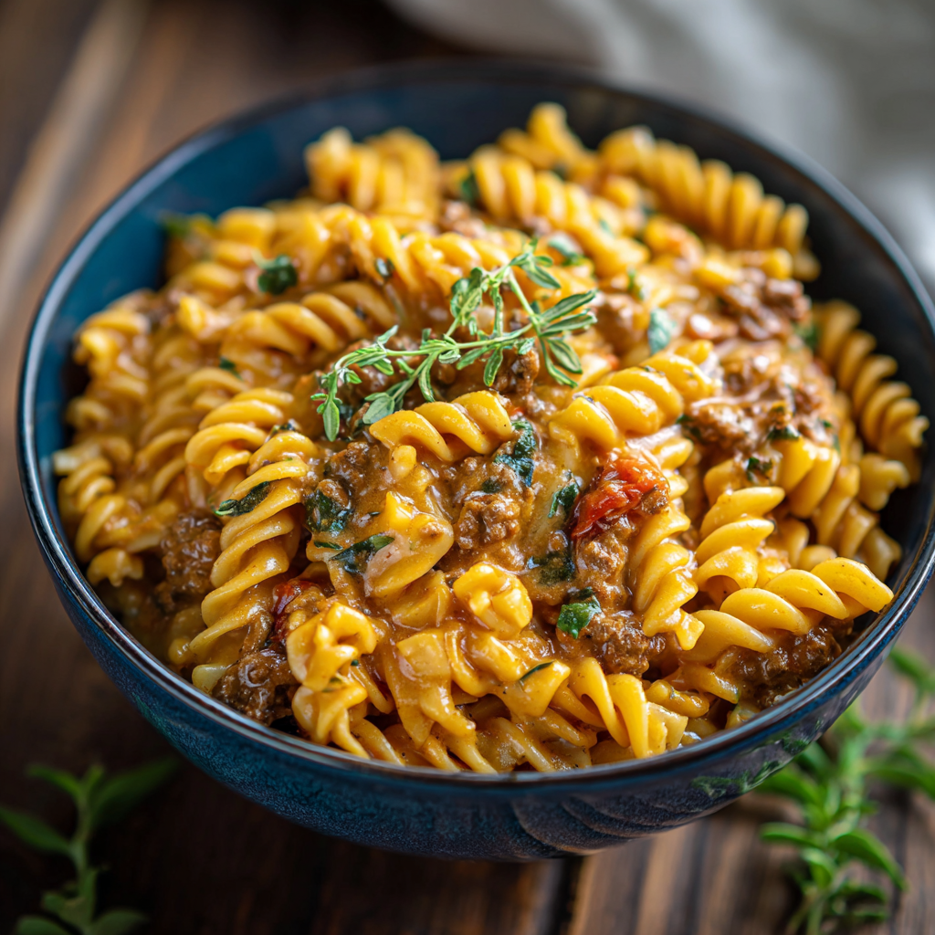 High Protein Burger Helper