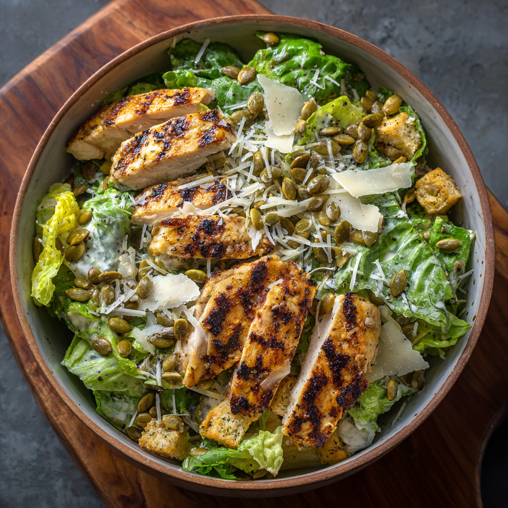 Fresh 'n Fit Chicken Caesar Salad meal prep - Mother of Macros