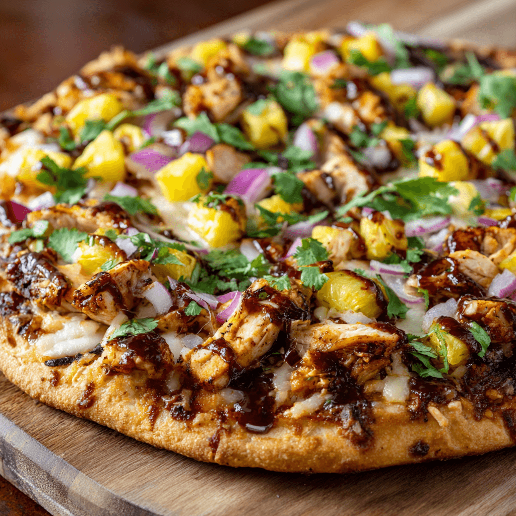 *BBQ Chicken & Pineapple Pizza meal prep - Mother of Macros