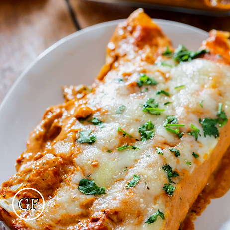 *Chipotle Cream Chicken Enchiladas