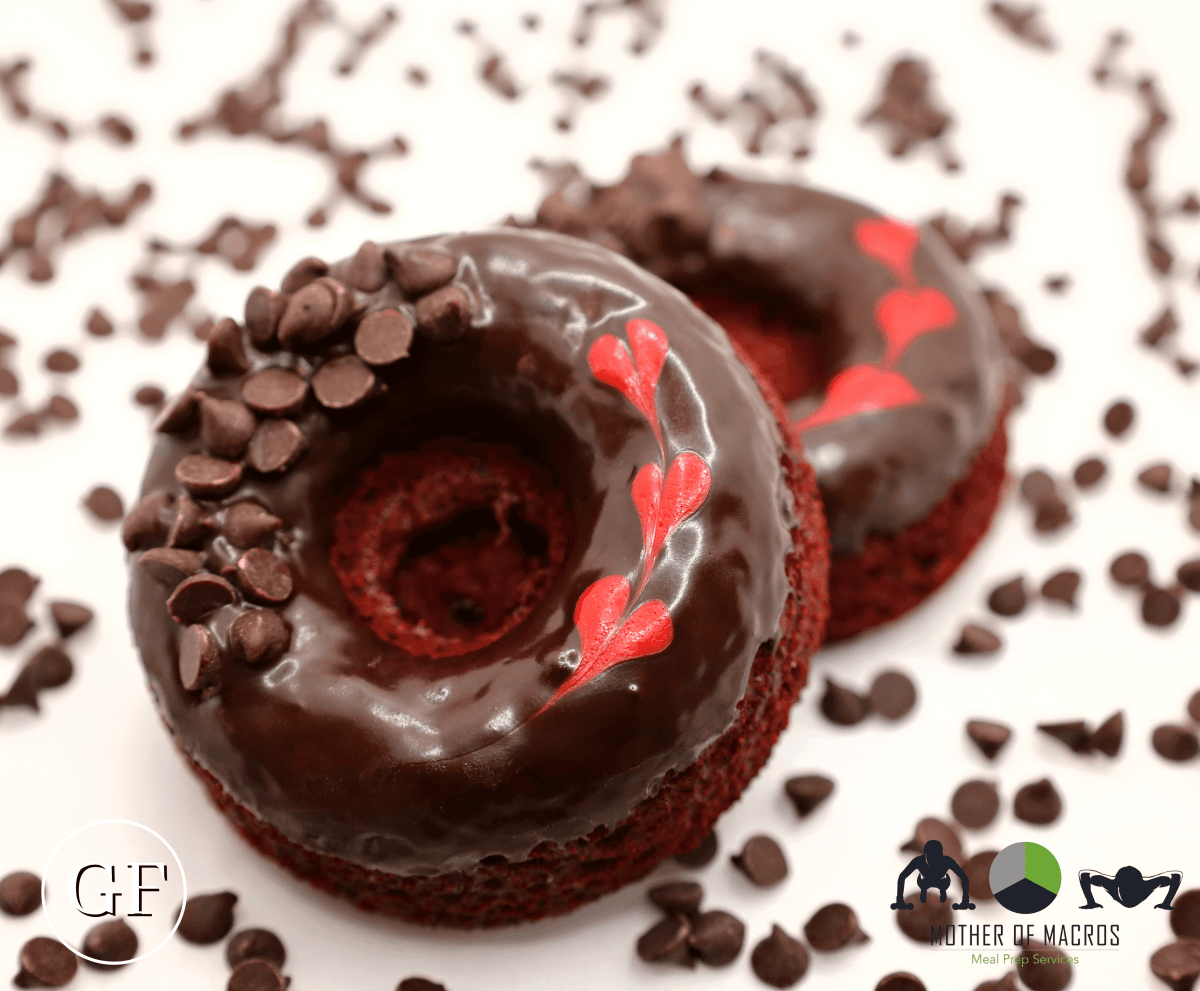 *Clean Cheatz: Red Velvet Donuts 4Pack meal prep - Mother of Macros