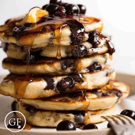 Wild Blueberry Pancakes meal prep - Mother of Macros