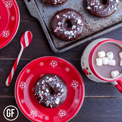 Clean Cheatz: Peppermint Hot Chocolate Donuts 4Pack meal prep - Mother of Macros