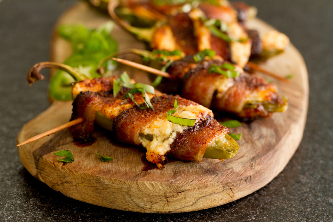 Holiday Healthy Jalapeno Poppers