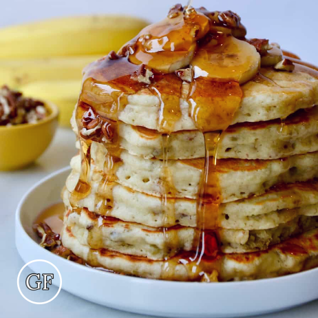 Banana Walnut Pancakes - Mother of Macros