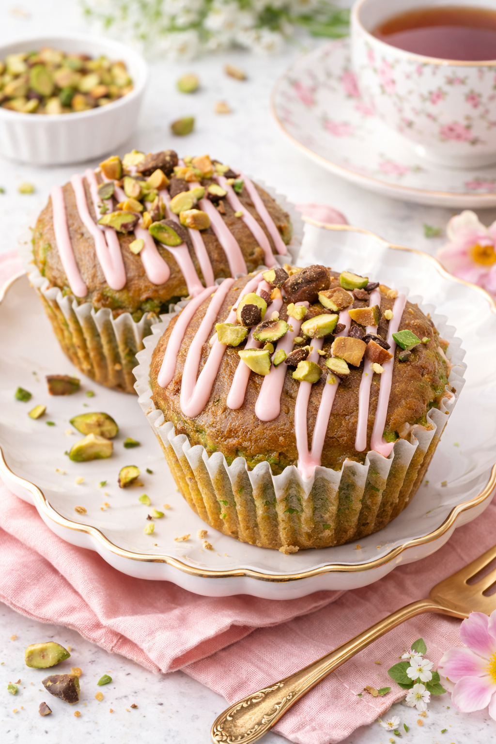 *Clean Cheatz: Strawberry Pistachio Muffins (9 pack) Image