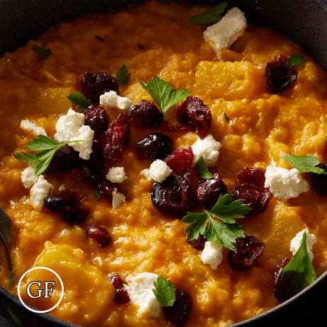 Holiday Side Dishes: Butternut Squash Risotto meal prep - Mother of Macros