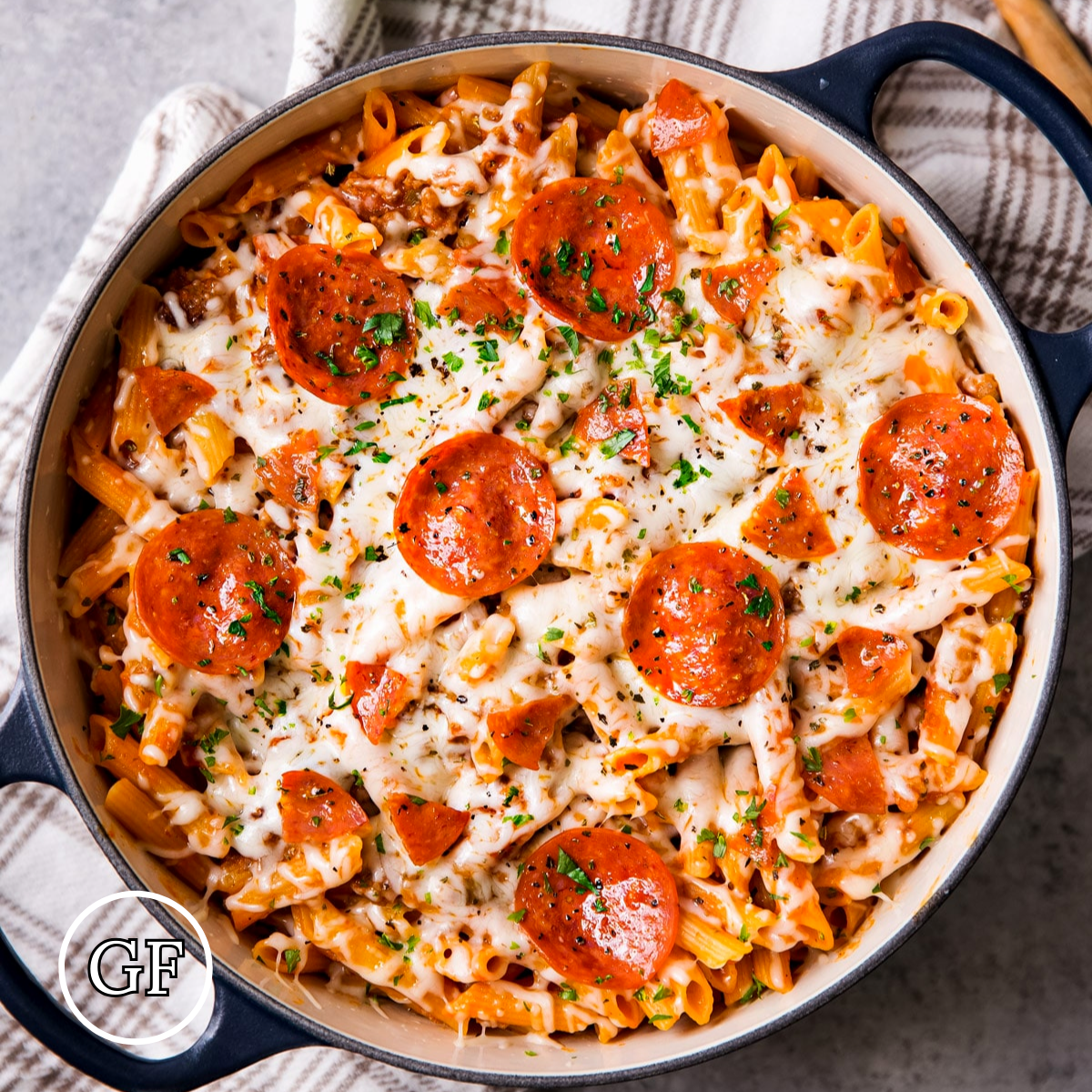 Pizzalicious Pasta meal prep - Mother of Macros