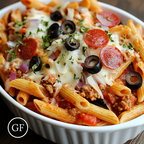 *Pizza Supreme Pasta Image
