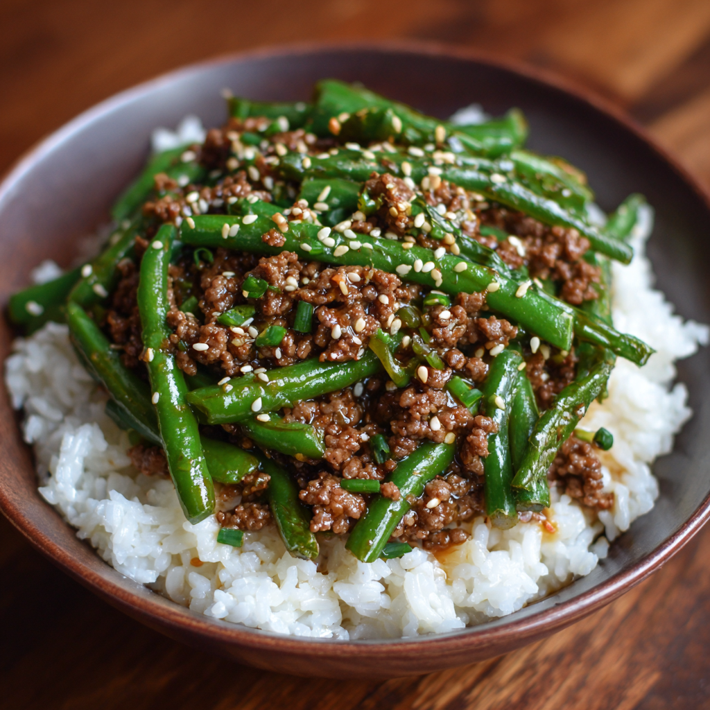 *Beef and Green Bean Stir Fry meal prep - Mother of Macros