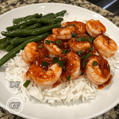 Sweet Thai Chili Shrimp Bowl meal prep - Mother of Macros