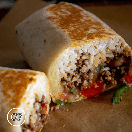 Real Deal Beefy Burrito (GF) meal prep - Mother of Macros