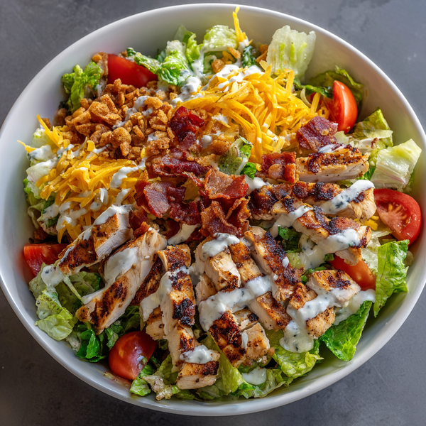 Fresh 'n Fit Chicken Club Salad - meal prep - Mother of Macros