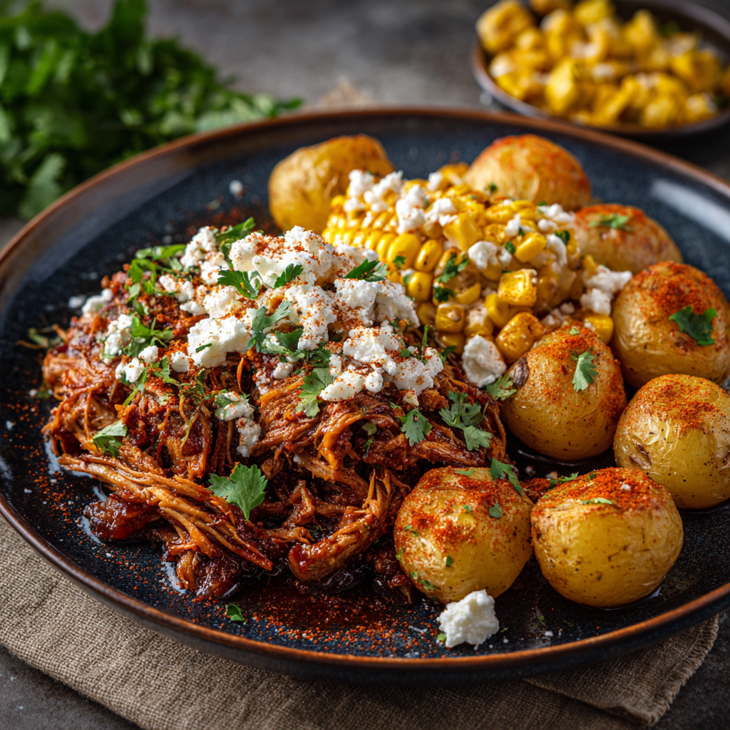 *Chipotle Pulled Pork & Street Corn Image