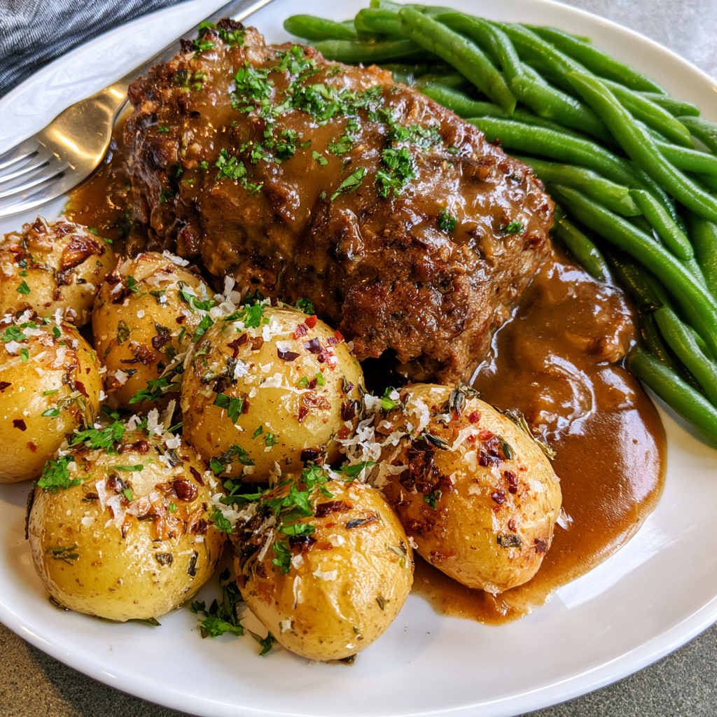 *Meatloaf & Bistro Potatoes Image