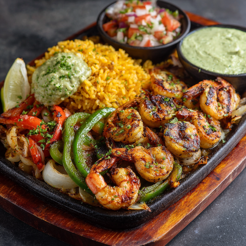 *Grilled Shrimp Fajitas meal prep - Mother of Macros