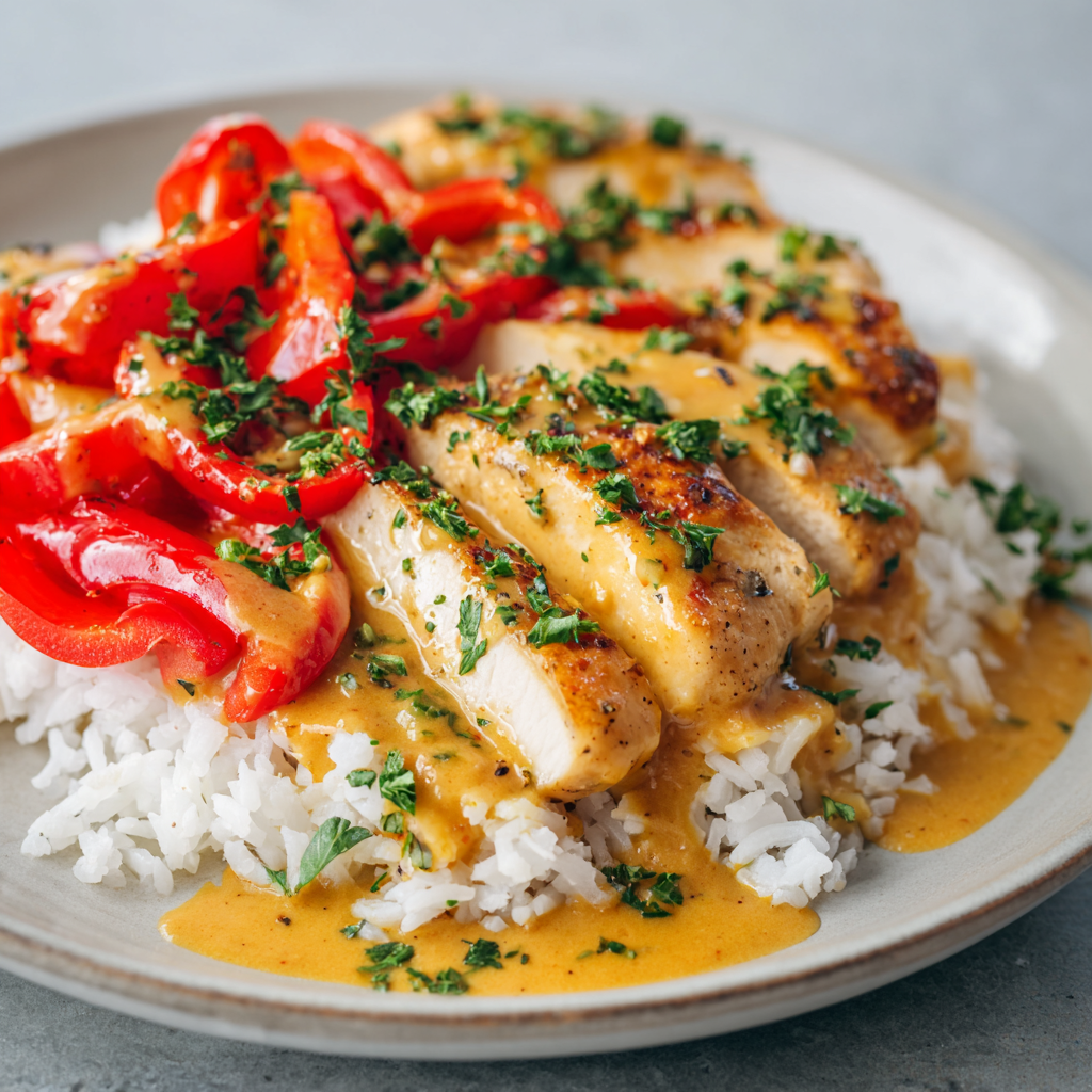 *Coconut Curry Chicken meal prep - Mother of Macros