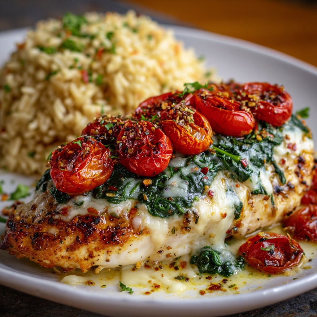 *Tuscan Stuffed Chicken meal prep - Mother of Macros
