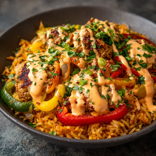 Chipotle Chicken Cheesesteak Bowl