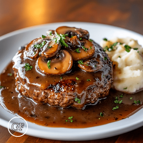 *Smothered Salisbury Steak meal prep - Mother of Macros
