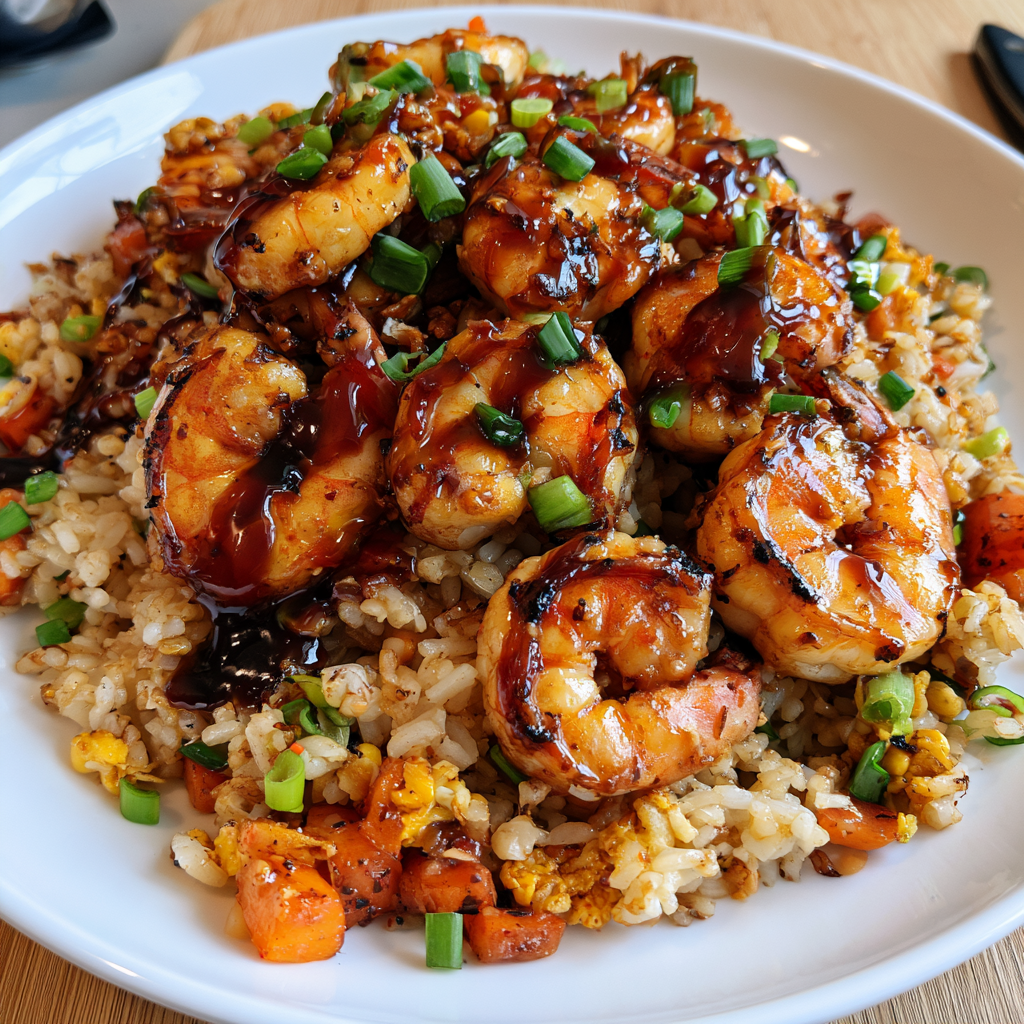 *Garlic Shrimp Fried Rice meal prep - Mother of Macros