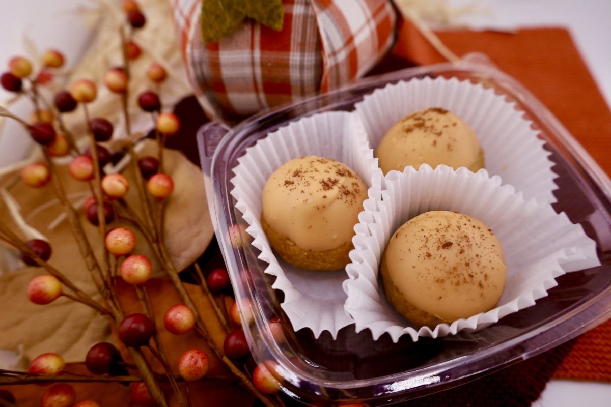 *Clean Cheatz: Pumpkin Cheesecake Truffles (3 pack) meal prep - Mother of Macros