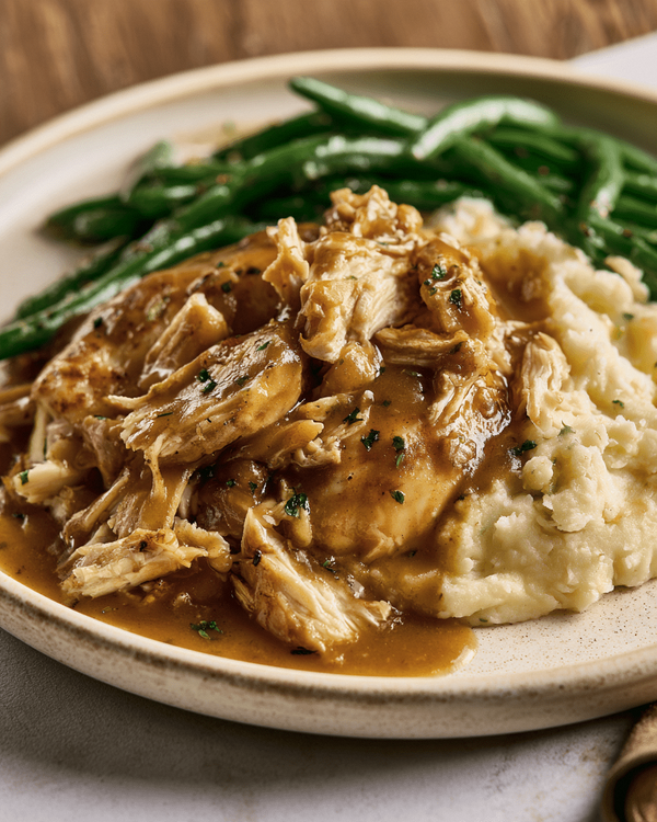 *Smothered Chicken & Gravy meal prep - Mother of Macros