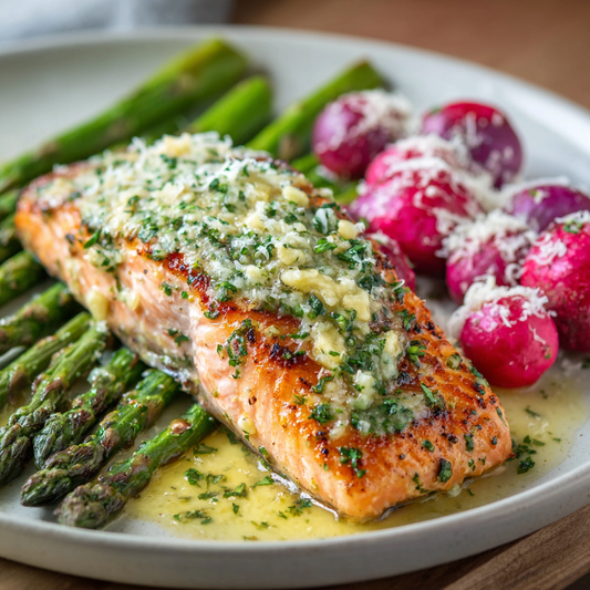 Ketolicious Salmon & Asparagus Entree