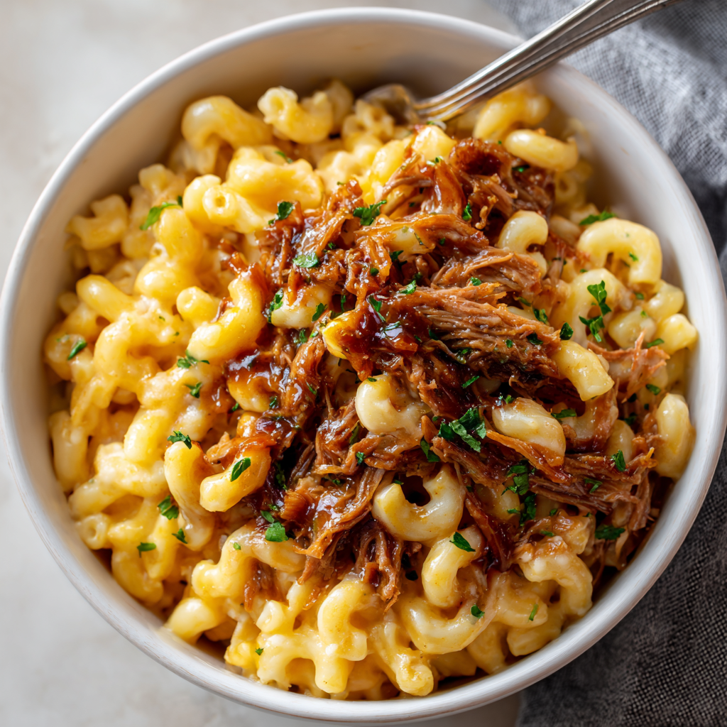Big Bold BBQ Mac N Beef meal prep - Mother of Macros