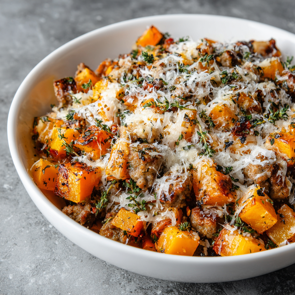 Unstuffed Sausage & Butternut Squash Bowl