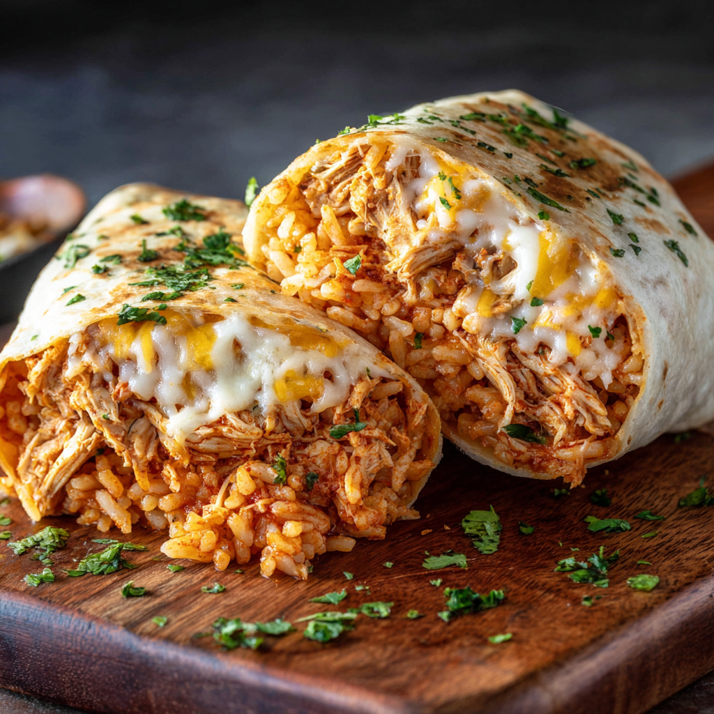 *Real Deal Chicken Burrito (GF) meal prep - Mother of Macros