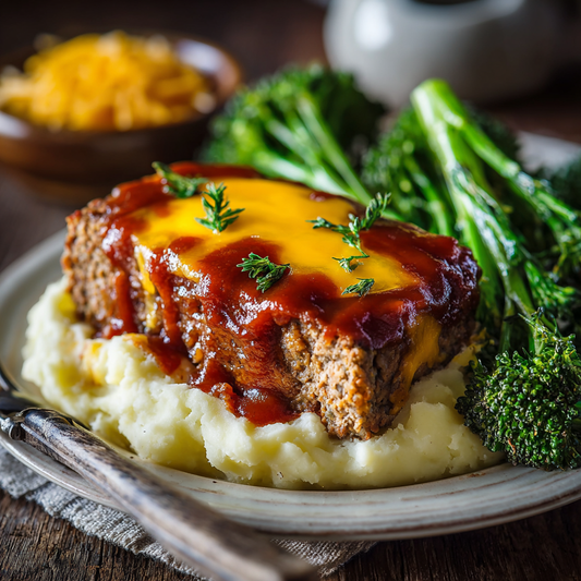 BBQ Cheddar Meatloaf