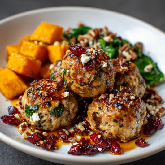 Mediterranean Chicken Meatballs Entree