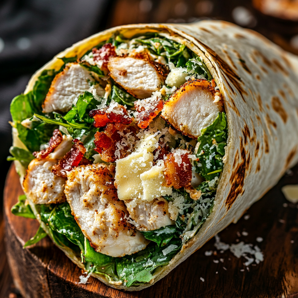 Wholesale Chicken Bacon Caesar Wrap Image