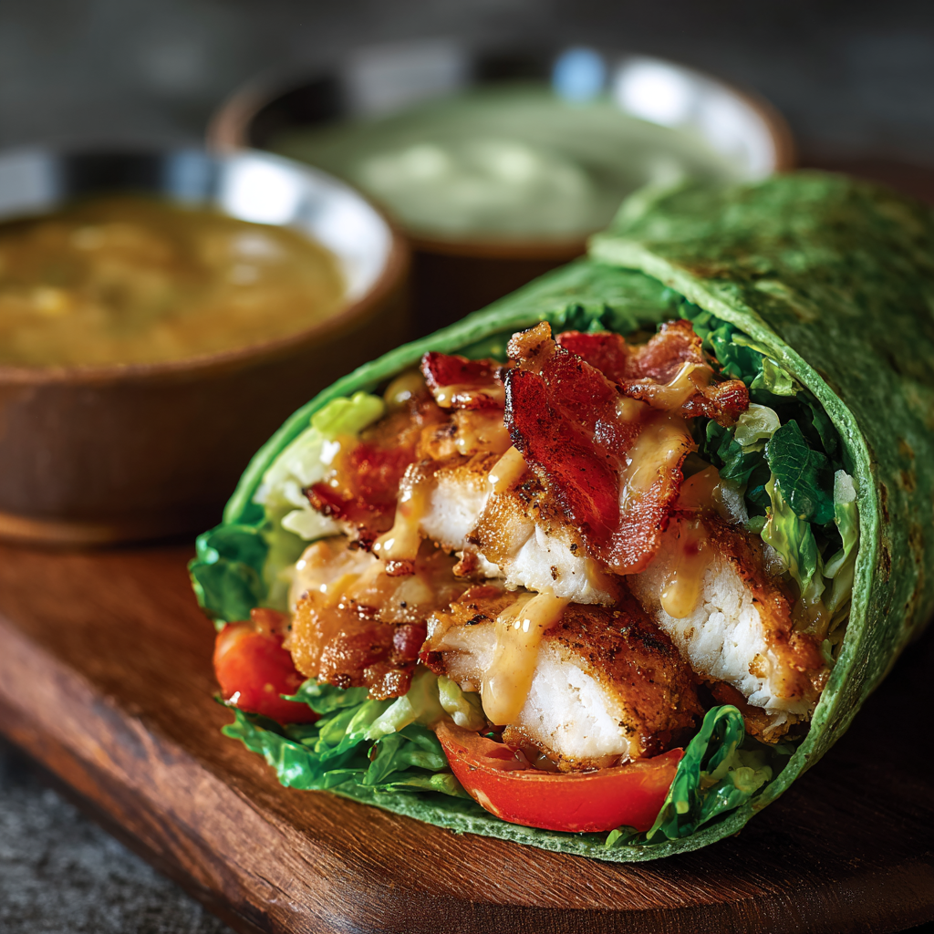 Wholesale Honey Mustard Chicken Bacon Wrap Image
