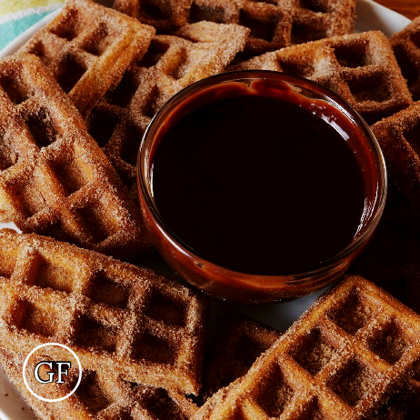 Churro Protein Waffles