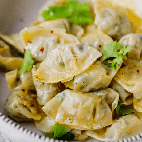 Chicken & Cilantro Dumplings meal prep - Mother of Macros